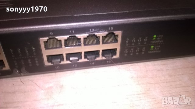 levelone gsw-1657 16 port gigabit ethernet switch, снимка 8 - Суичове - 25722864