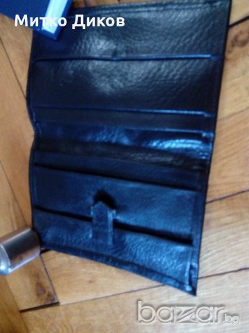 Портфейл Тир соц време -естествена кожа, снимка 3 - Портфейли, портмонета - 20576268