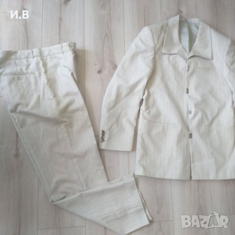 Мъжки костюм цвят шампанско, снимка 1