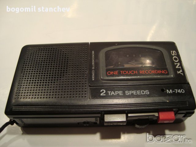 Уникат СОНИ М-740  Мини/шпионски/ рекордер с 2 бр. касети, снимка 2 - Радиокасетофони, транзистори - 17939110