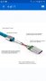 Дейта кабел зарядно зареждащ розов Samsung micro usb 3 метра 3м , снимка 5