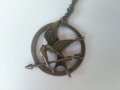 Брошка от Игрите на глада 1 Сойка присмехулка Hunger Games Mockingjay, цвят бронз, сребро или злато, снимка 6