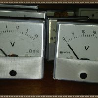 стрелкови аналогови системи български амперметри и волтмери МР 80, снимка 1 - Резервни части за машини - 23390410