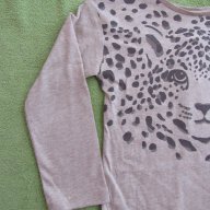 Блуза за момиче Н&М с ефектен тигров принт размер 98/104, нова , снимка 4 - Детски Блузи и туники - 17450208