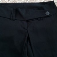 Черен сатенен панталон"S", снимка 6 - Панталони - 20892141
