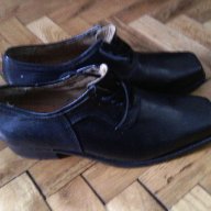 Официални черни обувки-естествена кожа-мъжки №41 стелка 265мм, снимка 4 - Официални обувки - 17417950