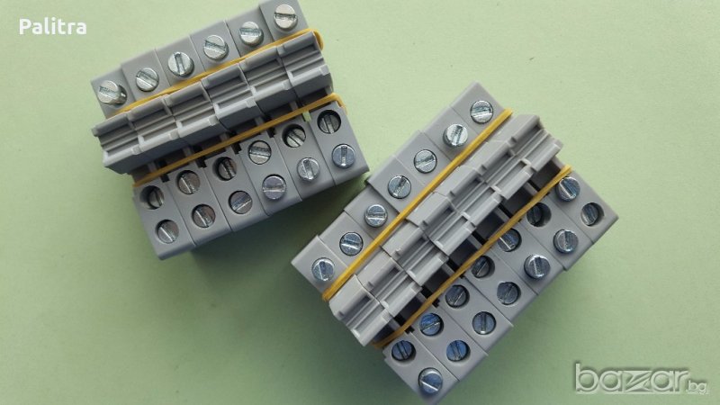 Eлектротехнически клеми за DIN шина, снимка 1