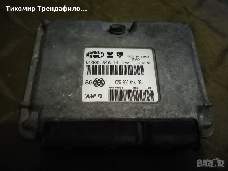 ECU VW GOLF 1.4 036906014CG, 6160034614, IAW4AV.V0, IAW4AVV0, 036 906 014 CG, 61600.346.14 компютър , снимка 1