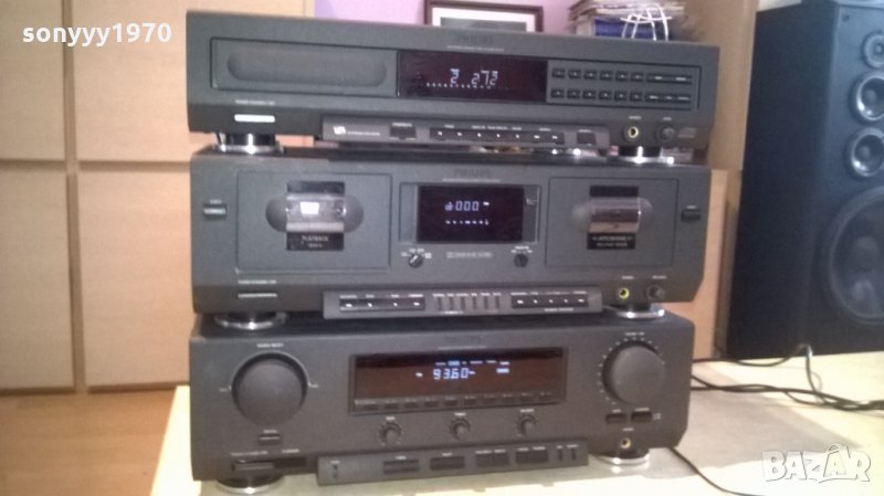 philips receiver+philips deck+philips cd-като нови уреди-swiss, снимка 1