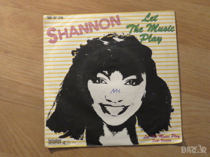 малка грамофонна плоча - Shanon - Lest music play - изд.70те г., снимка 1