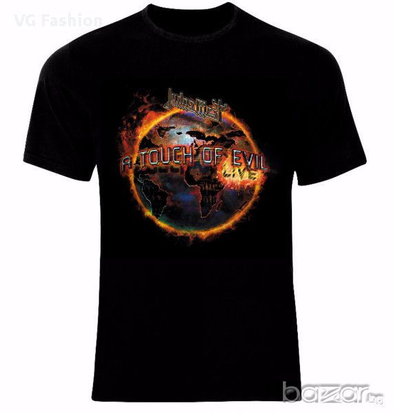  Judas Priest Metal Rock A Touch of Evil Тениска Мъжка/Дамска S до 2XL, снимка 1