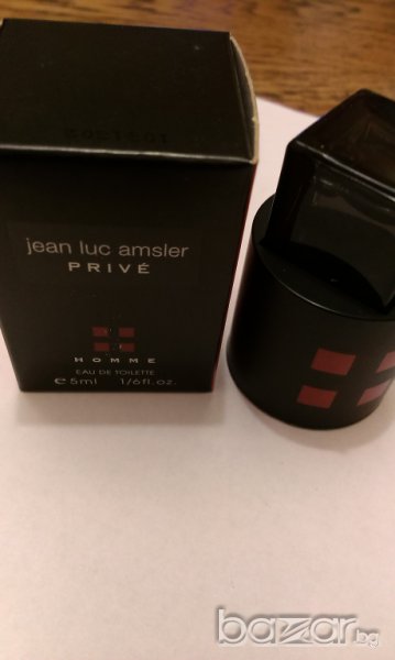 Миниатюра с парфюм  Jean Luc Amsler Prive Homme 5 мл. мъжки., снимка 1
