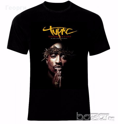 2Pac Tupac Rap Hip Hop Resurrecti​on In His Own Words Тениска Мъжка/Дамска S до 2XL, снимка 1