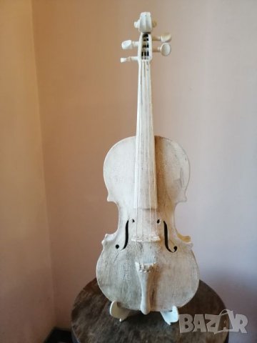 Състарена цигулка. , снимка 3 - Декорация за дома - 25121034