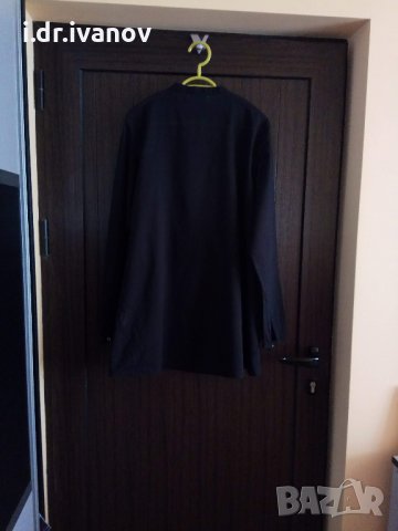 дълга черна риза с паети , снимка 2 - Ризи - 26065842