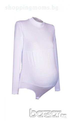 Боди за бременни модел 430 във бяло