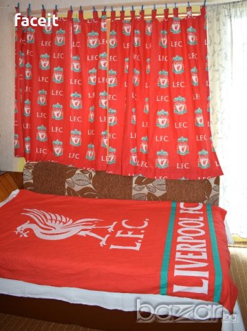 Liverpool - Уникални 100% оригинални фенски пердета / Ливърпул, снимка 9 - Фен артикули - 21039141
