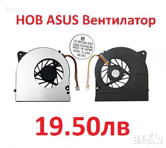 НОВ Вентилатор за ASUS X71 X71S N90 N70 M70 F90SV F70SL G71 G71GX G71G M70SV M70V X75VC X75V X75A, снимка 1 - Части за лаптопи - 24947239