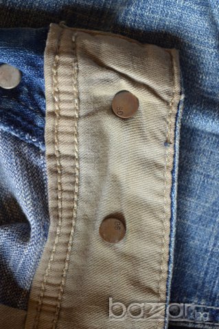 G-STAR RAW DENIM TRASH ELWOOD мъжки дънки сини размер 30, дължина 34 100% памук, снимка 7 - Дънки - 13121942