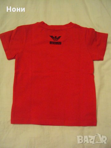 100% оригинална детска тениска на Армани, снимка 2 - Бебешки блузки - 23648588