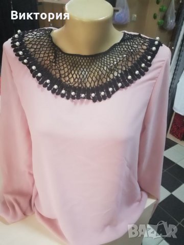 Розова блузка ликвидация, снимка 1 - Блузи с дълъг ръкав и пуловери - 23156585