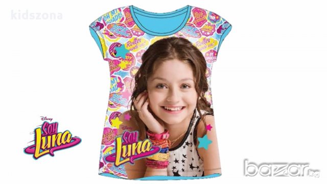 Нова цена! Детска тениска Soy Luna за 7 г. - М1-2, снимка 1 - Детски тениски и потници - 17008532