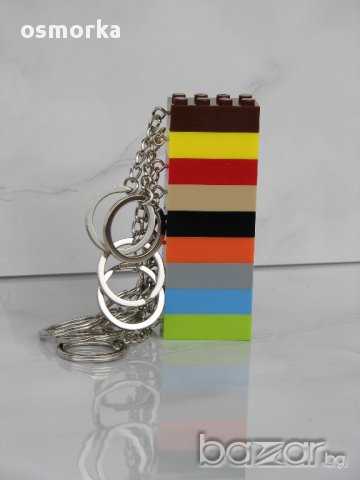 Ключодържатели блокче във форма на блокчета за конструиране тип Лего Lego различни цветове, снимка 4 - Други - 12893438