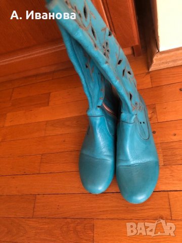 Дамски ботуши естествена кожа, снимка 4 - Дамски ботуши - 25995963