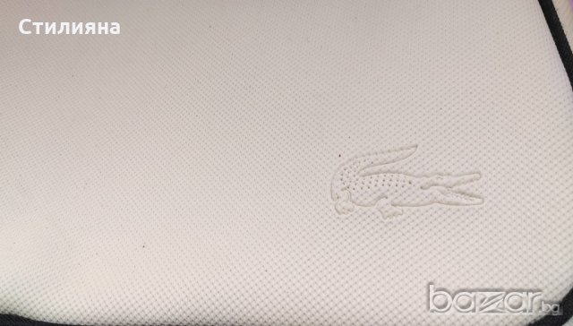Lacoste оригинална дамска жълта чанта от PVC, снимка 3 - Чанти - 18393840