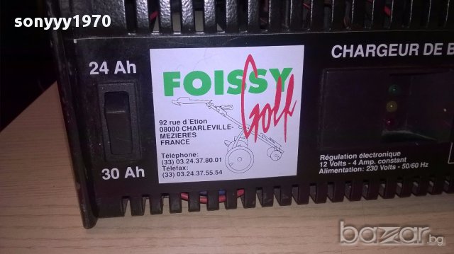 Foissy golf charger 12v/4amp-зарядно-внос швеицария, снимка 5 - Други спортове - 16652516