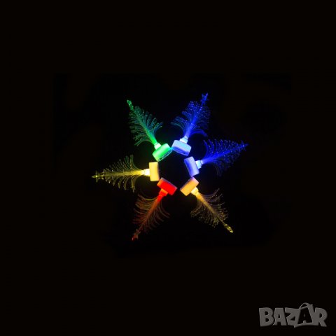 ПРОМО-Коледни LED Елхички светещи в различни цветове, снимка 7 - Коледни подаръци - 22523286