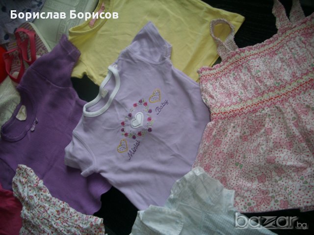 Летни рокли,блузки,шапки и якенца 12-18мес., снимка 3 - Бебешки рокли - 18591343