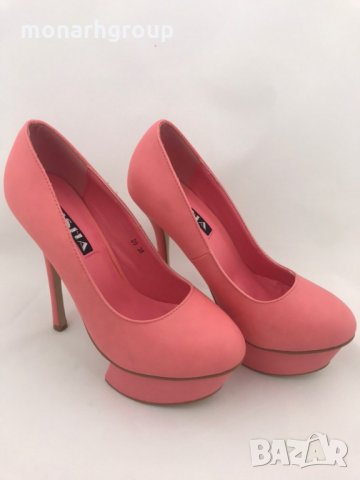 Дамски обувки Amelia-Pink, снимка 5 - Дамски обувки на ток - 25439924