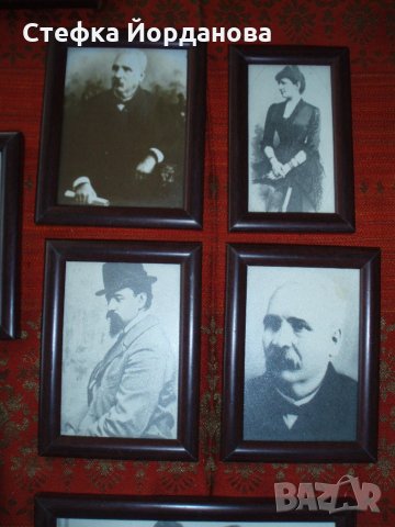 колекция черно-бели снимки в рамки - БГ писатели, снимка 3 - Колекции - 21511670