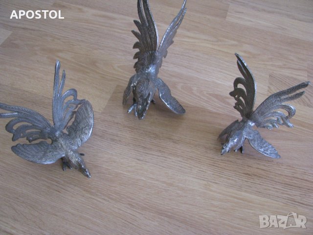 бронзови сребристи петли, снимка 4 - Антикварни и старинни предмети - 22524178
