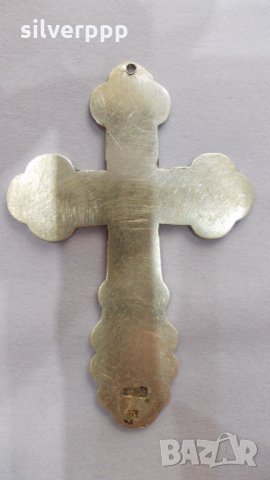  Стар руски сребърен кръст , снимка 2 - Други ценни предмети - 25044650