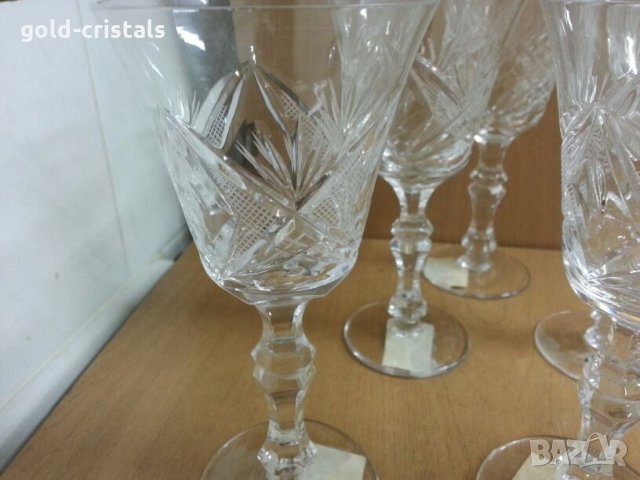 Кристални чаши , снимка 4 - Антикварни и старинни предмети - 22170811
