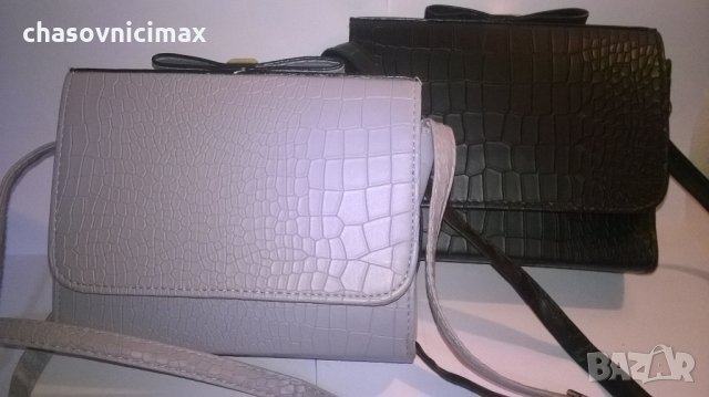 дамска чанта-сив цвят