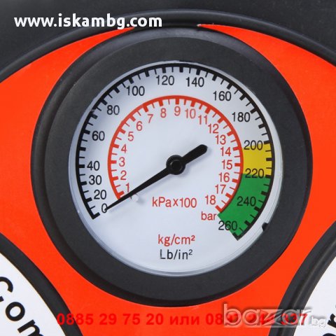 Портативен компресор - код 0738, снимка 8 - Аксесоари и консумативи - 12560191