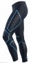 Nike Dri-Fit Running Long Tights L Black-Blue, снимка 2