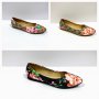 Дамски обувки тип пантофка с цветя/промоция, снимка 1 - Сандали - 17712654