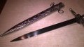 нож сабя-кама с ножница-метални-38х11см-внос швеицария, снимка 4