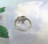 Нежен сребърен дамски пръстен със седеф, снимка 3