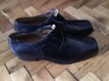 Официални черни обувки-естествена кожа-мъжки №41 стелка 265мм, снимка 4