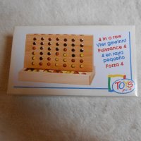 Дървена игра Toys Pure 4-in-1 Row, снимка 1 - Образователни игри - 21333874