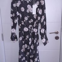 Дамска рокля, размер С, памук, снимка 1 - Рокли - 26110550