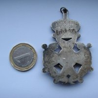 Стар посребрен медал, снимка 4 - Колекции - 20652495