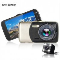 Авто видеорегистратор с 2 камери Full HD DVR Smart Technology Cam 4", снимка 1 - Аксесоари и консумативи - 21047260