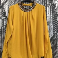 Блуза/Риза в жълто , снимка 1 - Ризи - 19717767