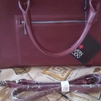 Дамска чанта марка Even&Odd, цвят бордо, снимка 1 - Чанти - 23203693